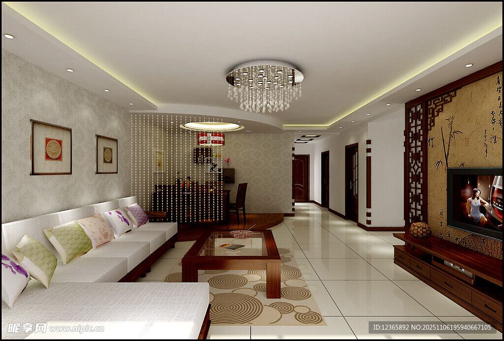 现代简约风格客厅展示