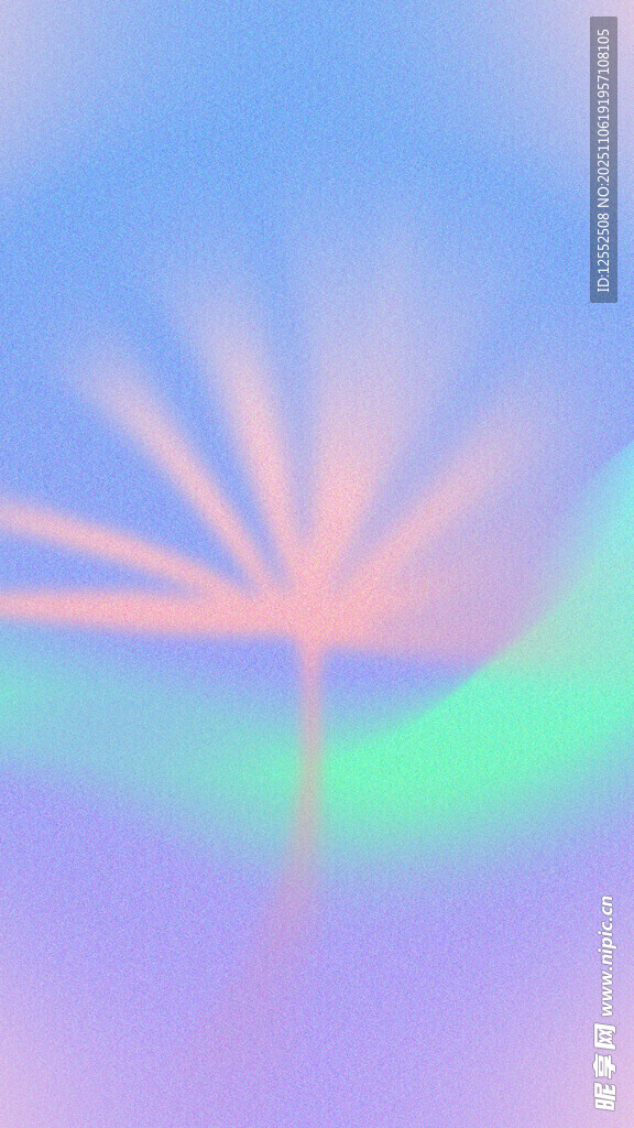 梦幻渐变扇形抽象图案