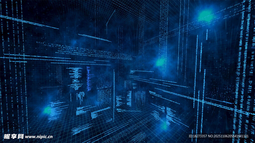 科技感十足的数字虚拟空间