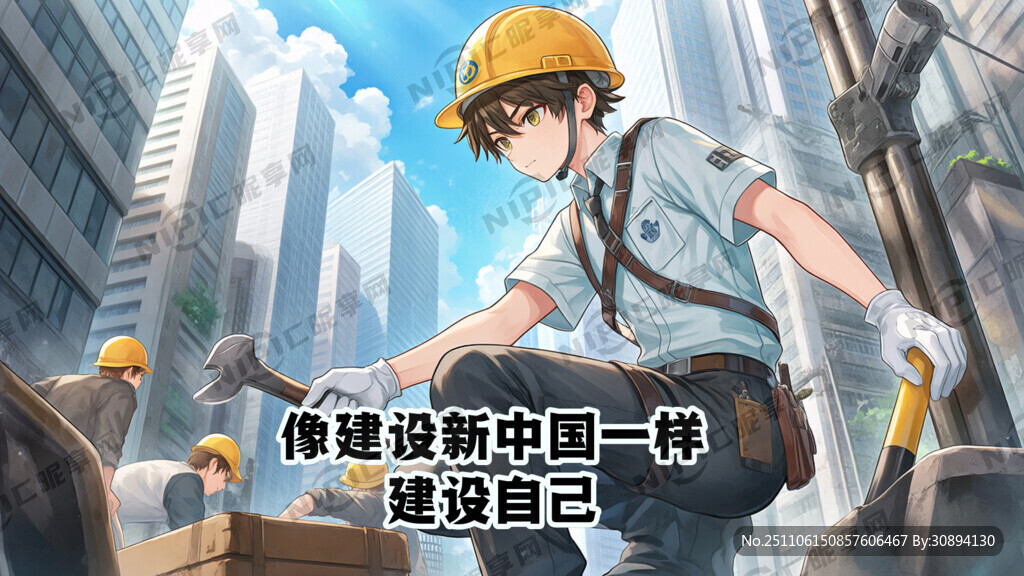 标题：像建设新中国一样建设自己