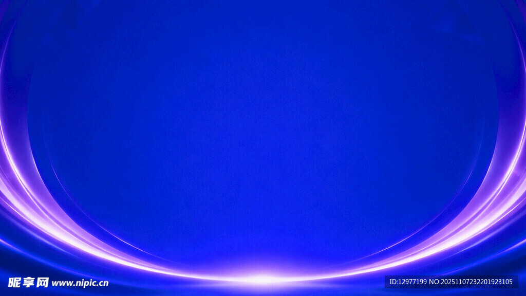 蓝色炫光弧形背景图案