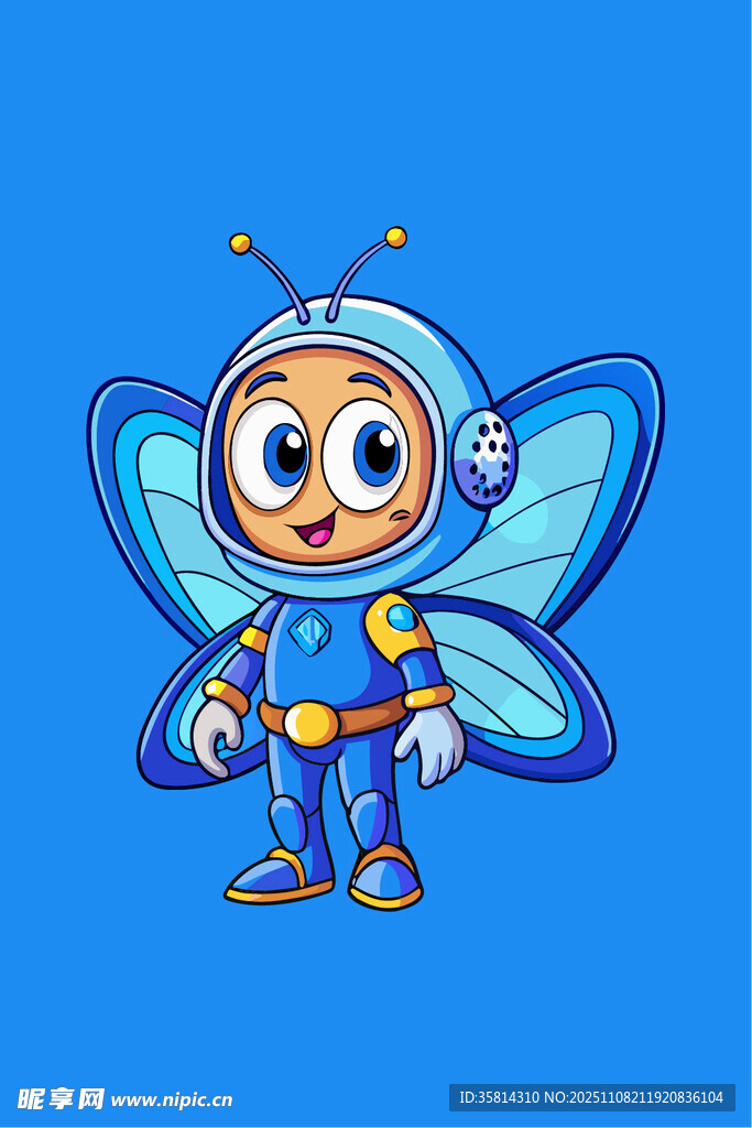 可爱卡通小蜜蜂形象