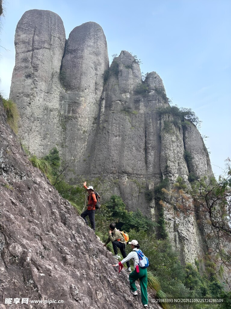 驴友登山