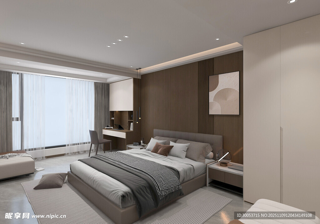 现代简约风格卧室室内设计