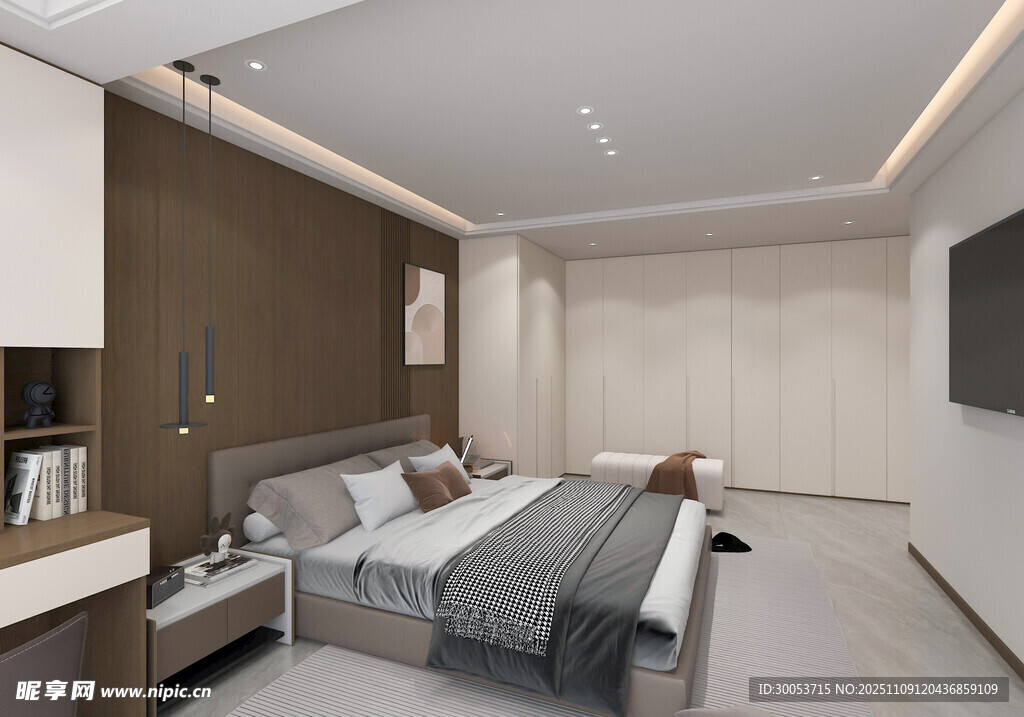 现代简约风格卧室设计