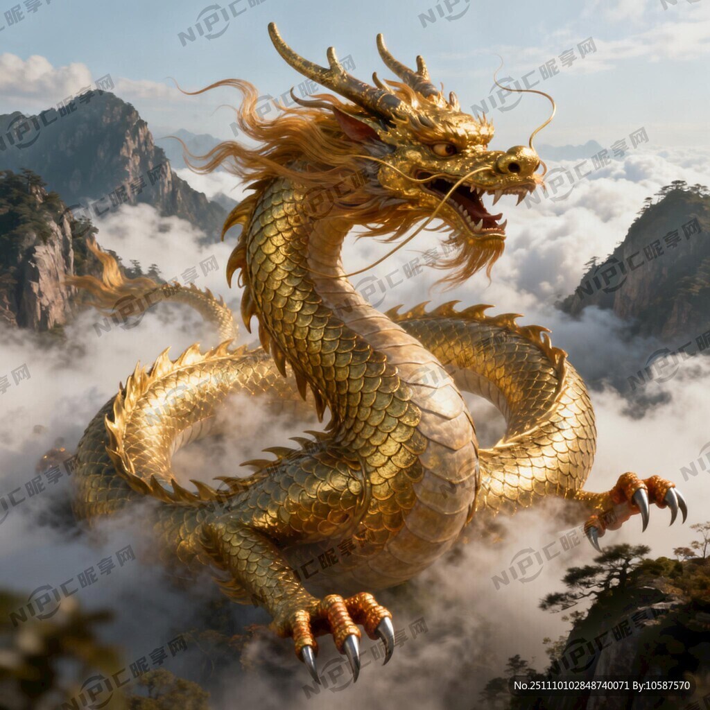 一个中国龙 3D动画渲染