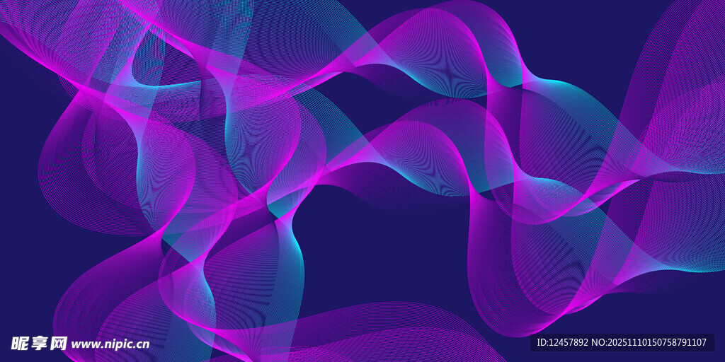 梦幻动感线条背景