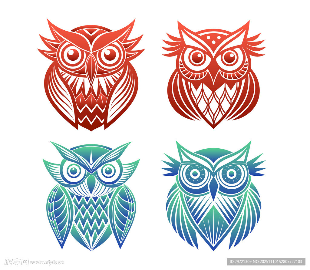 猫头鹰图案