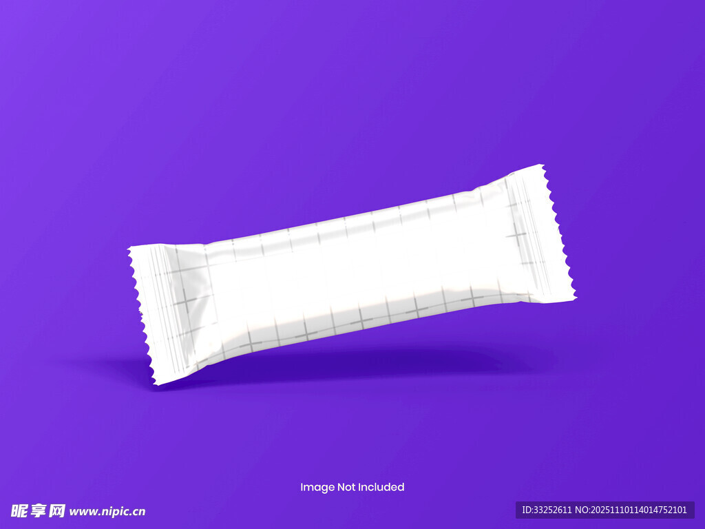 紫色背景下的白色条状物品