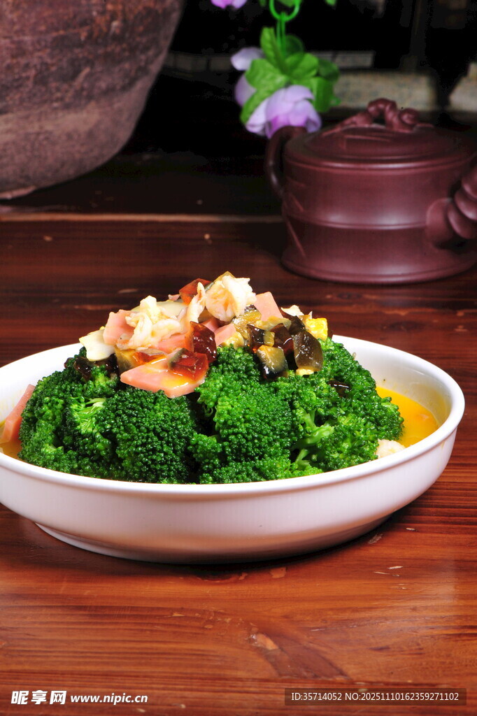 虾仁炒西兰花营养美味