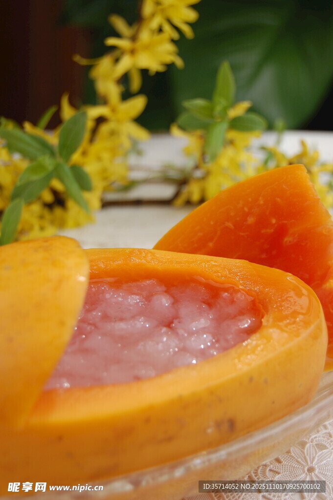 木瓜炖雪蛤滋补养颜佳品