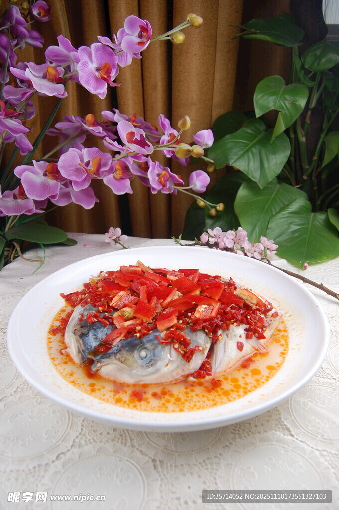 美味剁椒蒸鱼