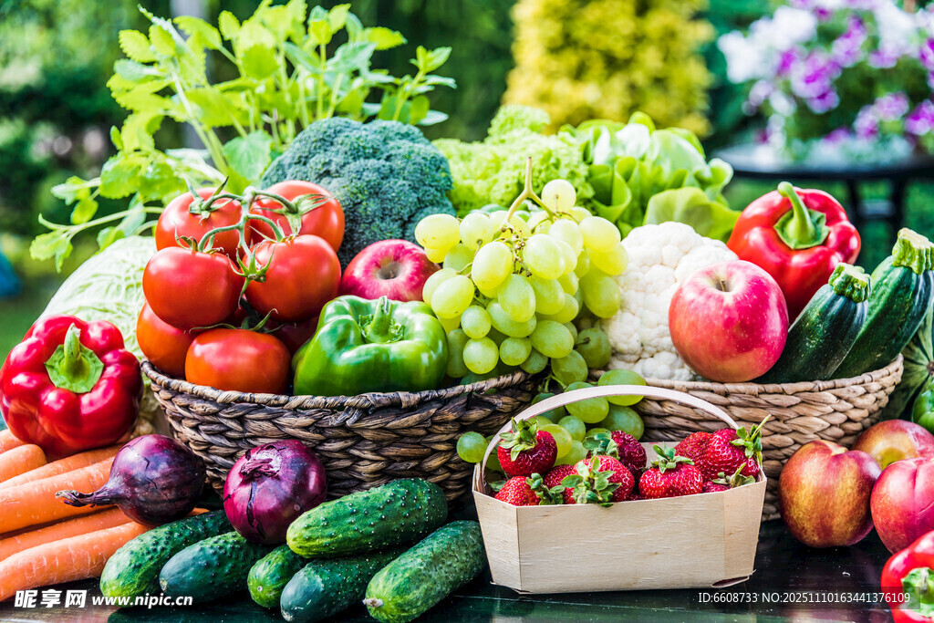 新鲜多彩果蔬大集合