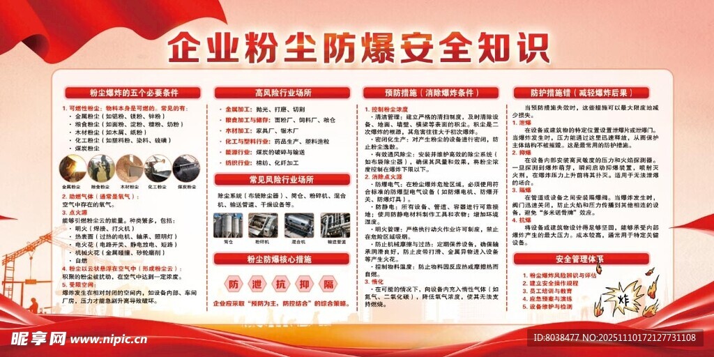 企业粉尘防爆安全知识