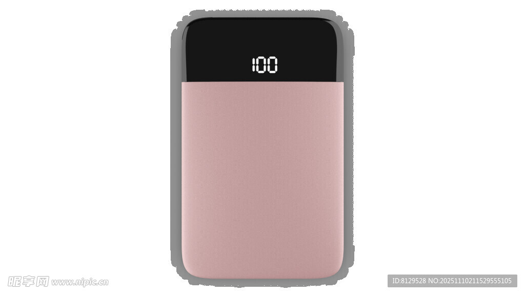 粉色带标志手机壳