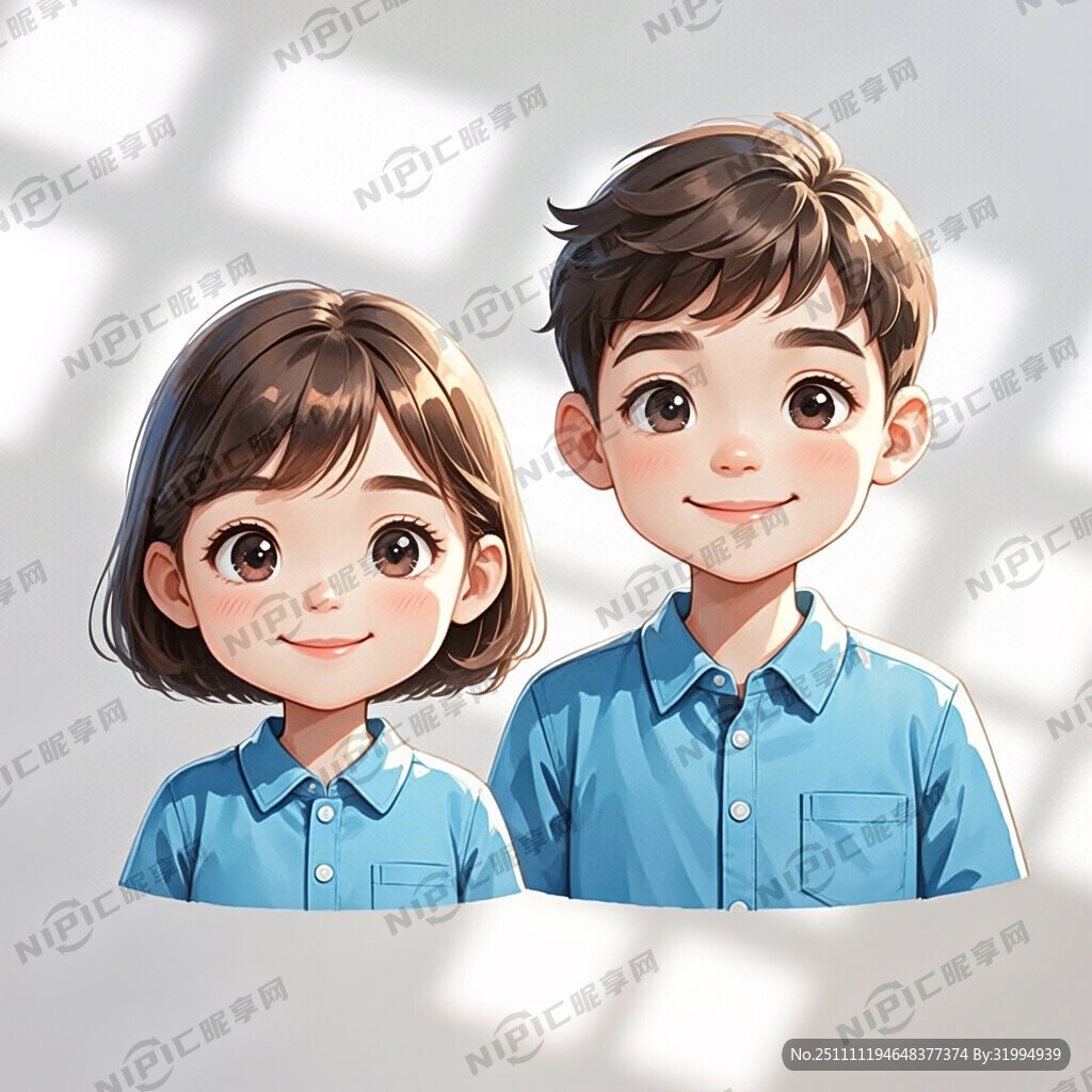 画一个 政务服务的卡通形象