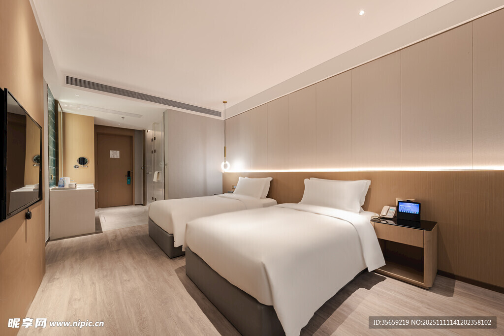 现代简约风格酒店客房