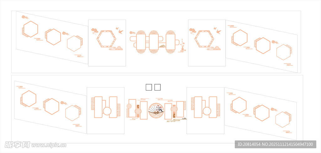 花纹边框设计元素