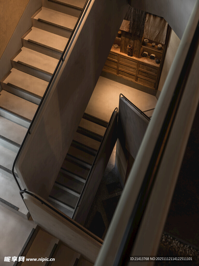 现代简约风格室内楼梯