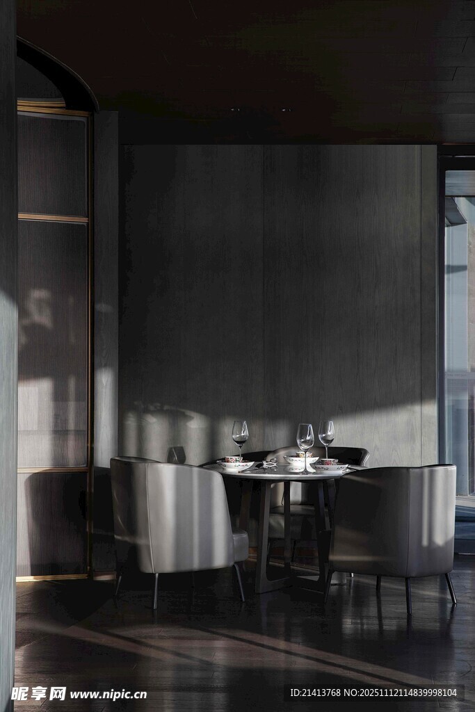 现代简约风餐厅室内场景