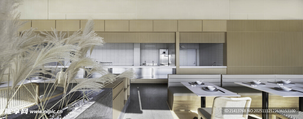 现代简约风格开放式厨房