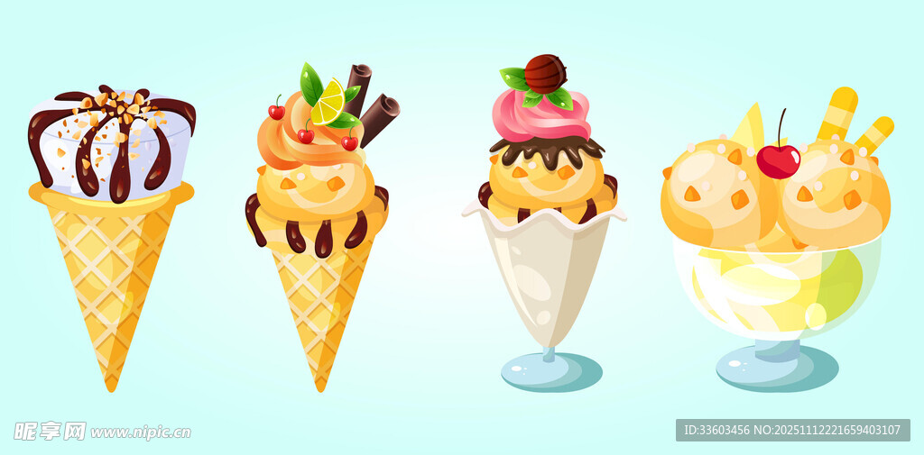 多样美味冰淇淋大赏