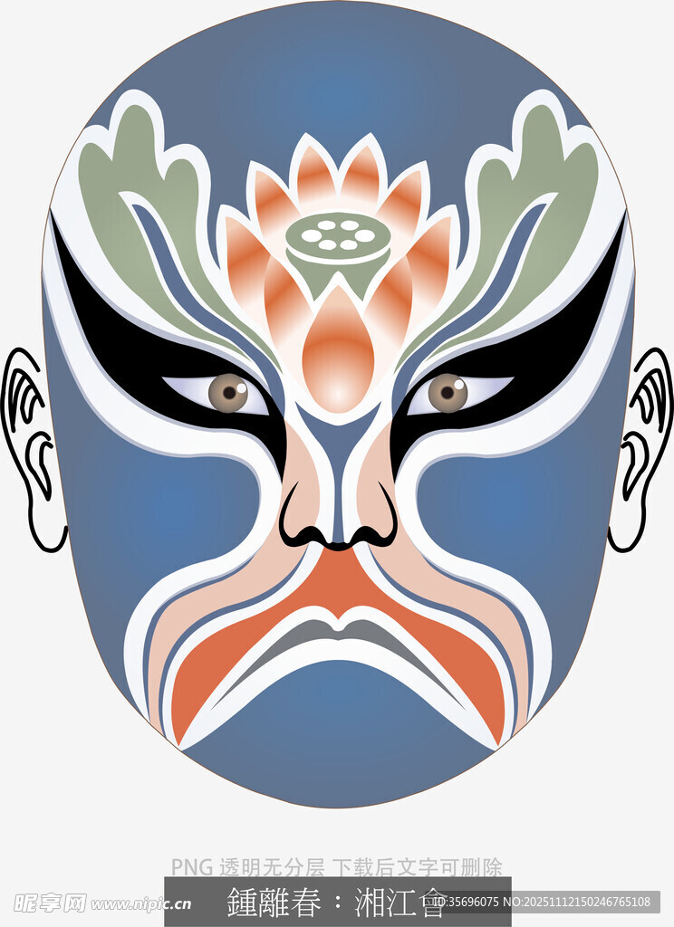 京剧戏曲人物脸谱