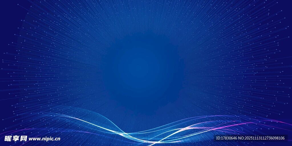 蓝色梦幻渐变背景图