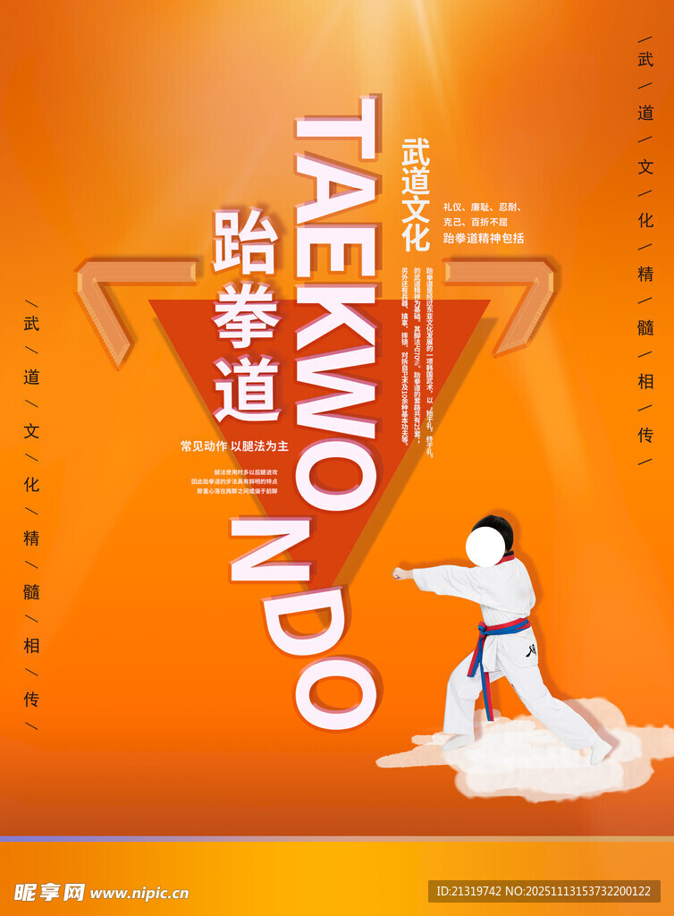 跆拳道海报