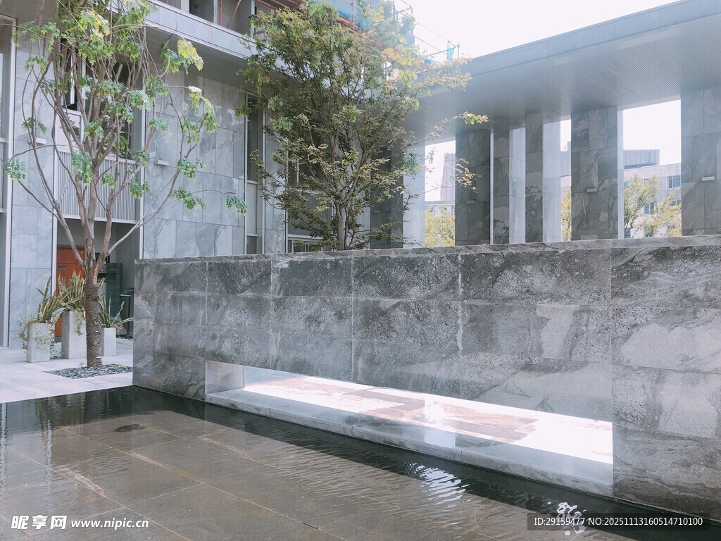 现代庭院景观设计一角