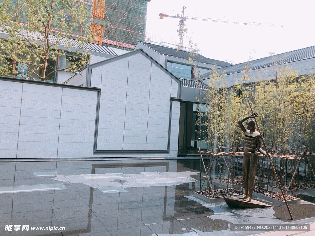 中式庭院景观静谧雅致