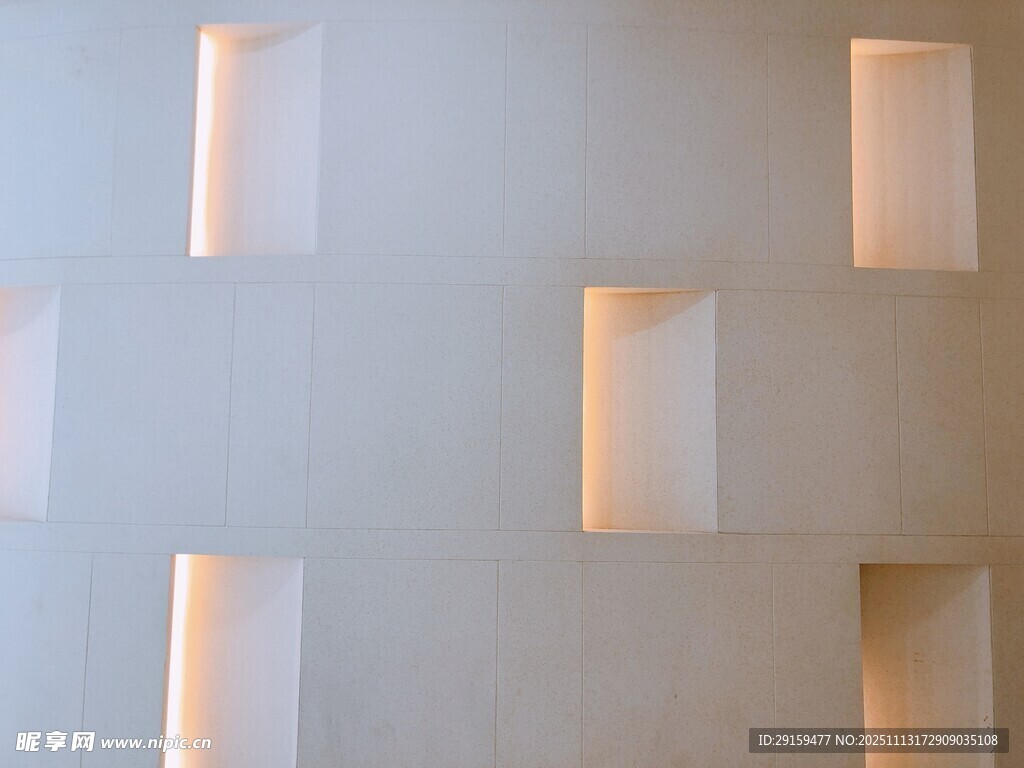 简约光影墙面装饰效果