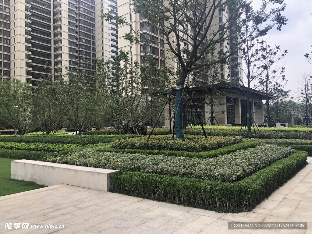现代小区精致园林景观