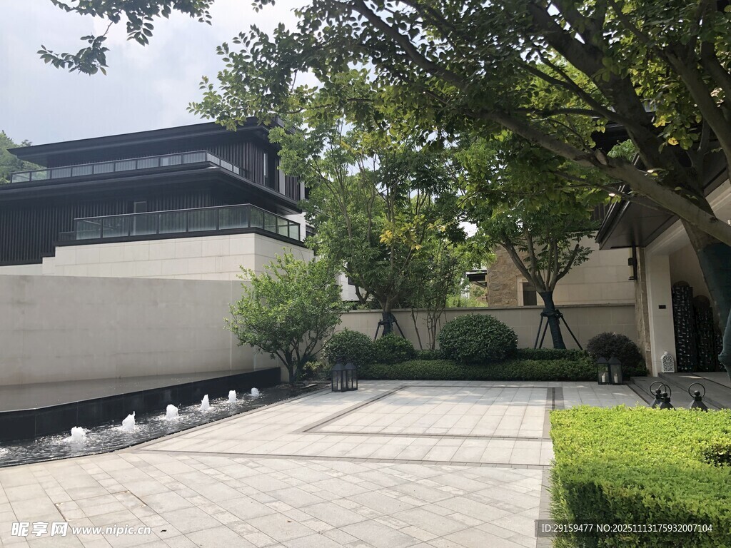 中式庭院景观雅致一角