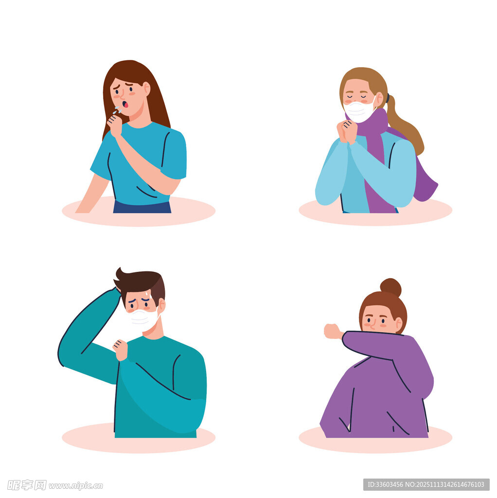 人物多样动作与姿态展示