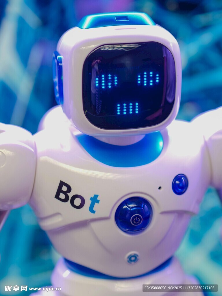 智能机器人特写