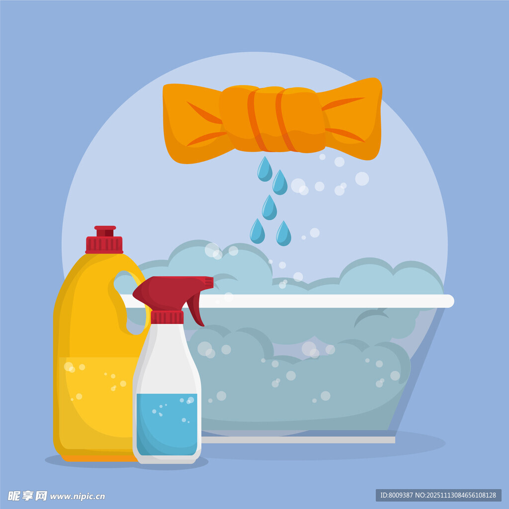 清洁用品与洗衣场景