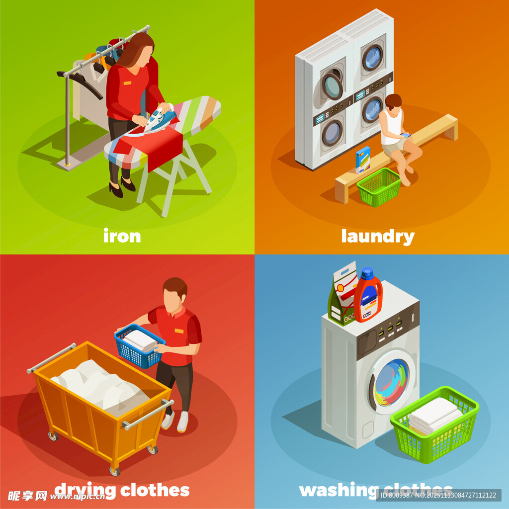 家庭洗衣相关设备与场景