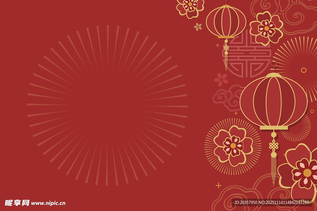 2026春季装饰 喜庆红色背景