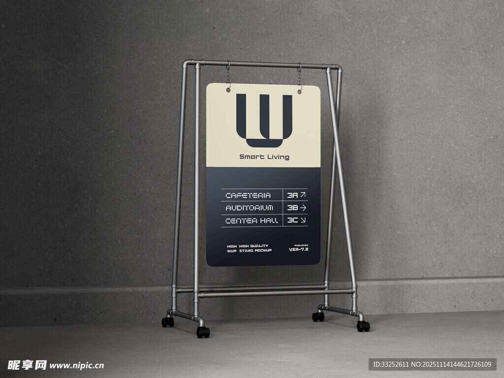 金属展架展示品牌标识