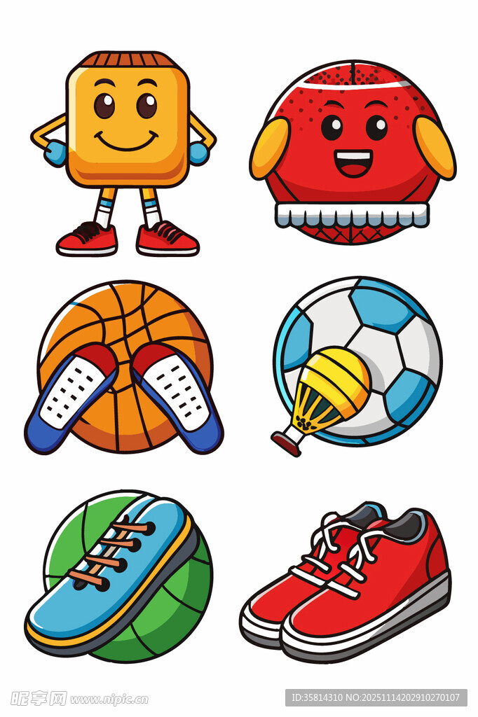 卡通运动元素大集合