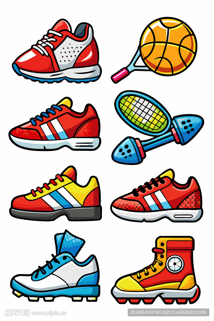 多彩运动装备集合