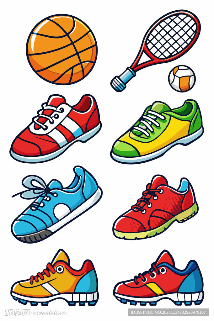 多彩运动装备集合