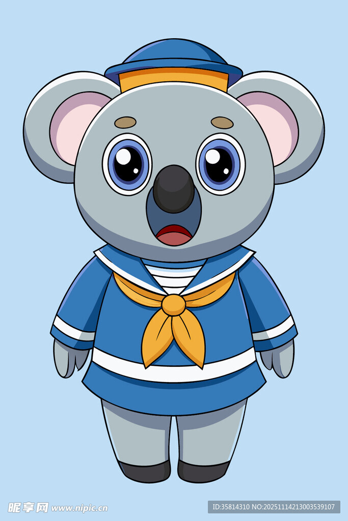 考拉水手卡通形象