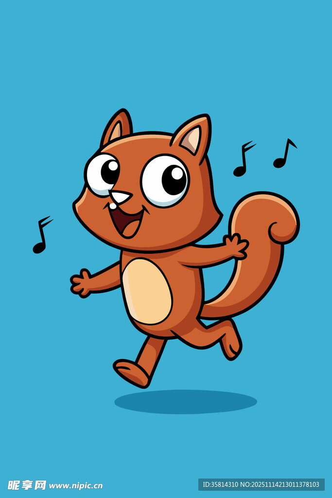 欢快松鼠跳跃