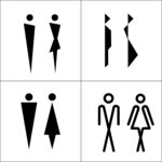 男女厕所标识设计示例
