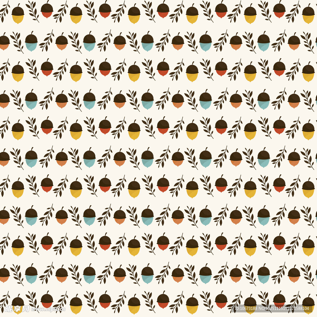 卡通图案无缝背景纹理