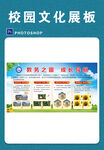 校园文化展板设计示例