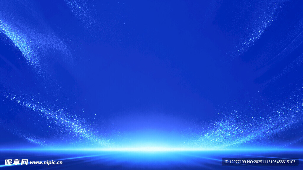 蓝色梦幻科技感背景图