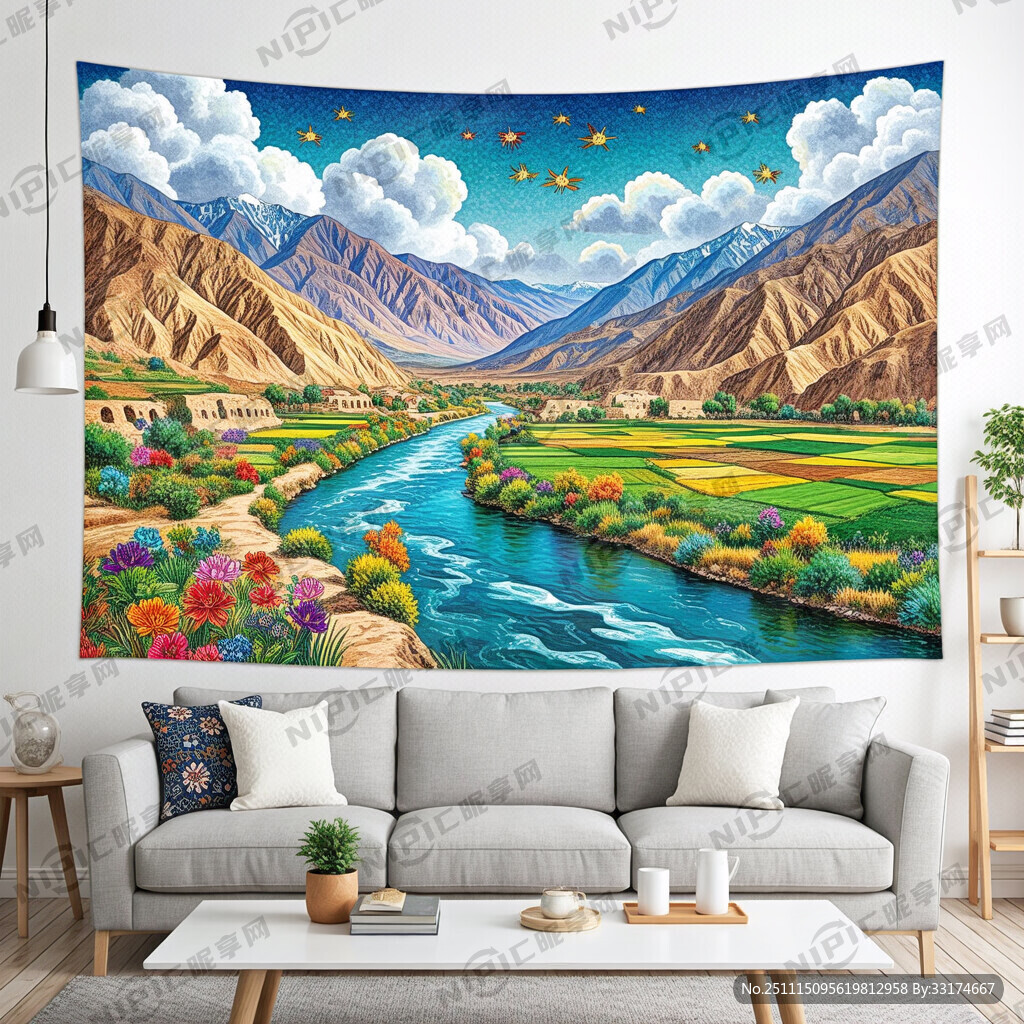 乌兹别克斯坦国家人民喜欢的挂在